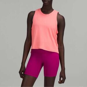 NEW Lululemon Train To Be Tank, size 8, coral pink